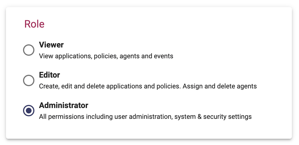 Screenshot of the updated user roles configuration for Portal user accounts