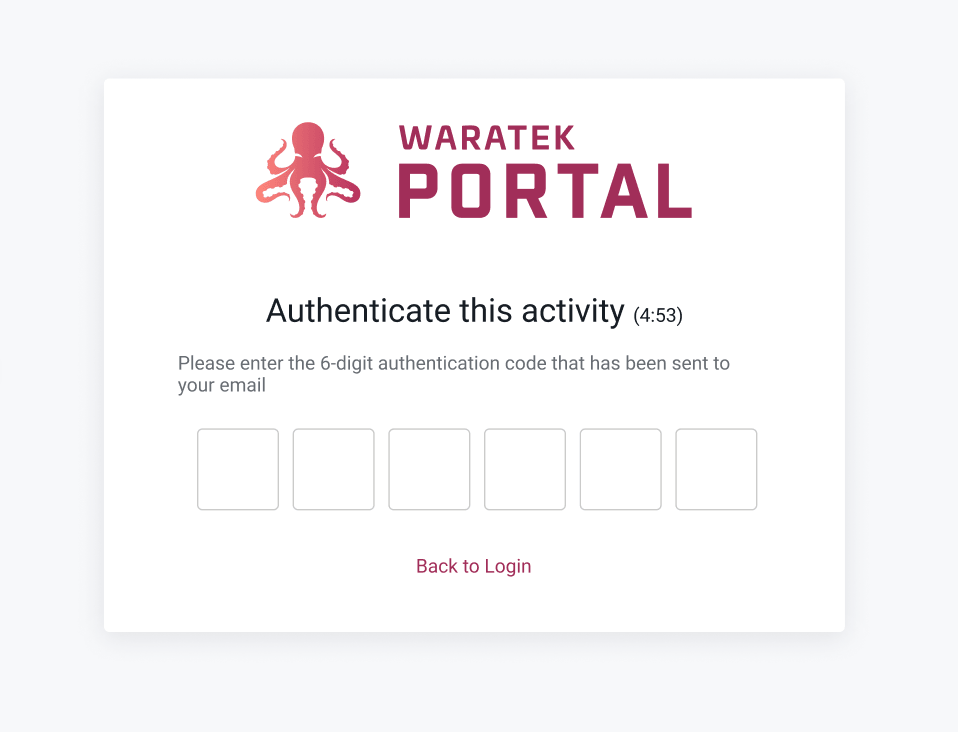 Screenshot of the two-factor authentication passcode setup in Security Settings