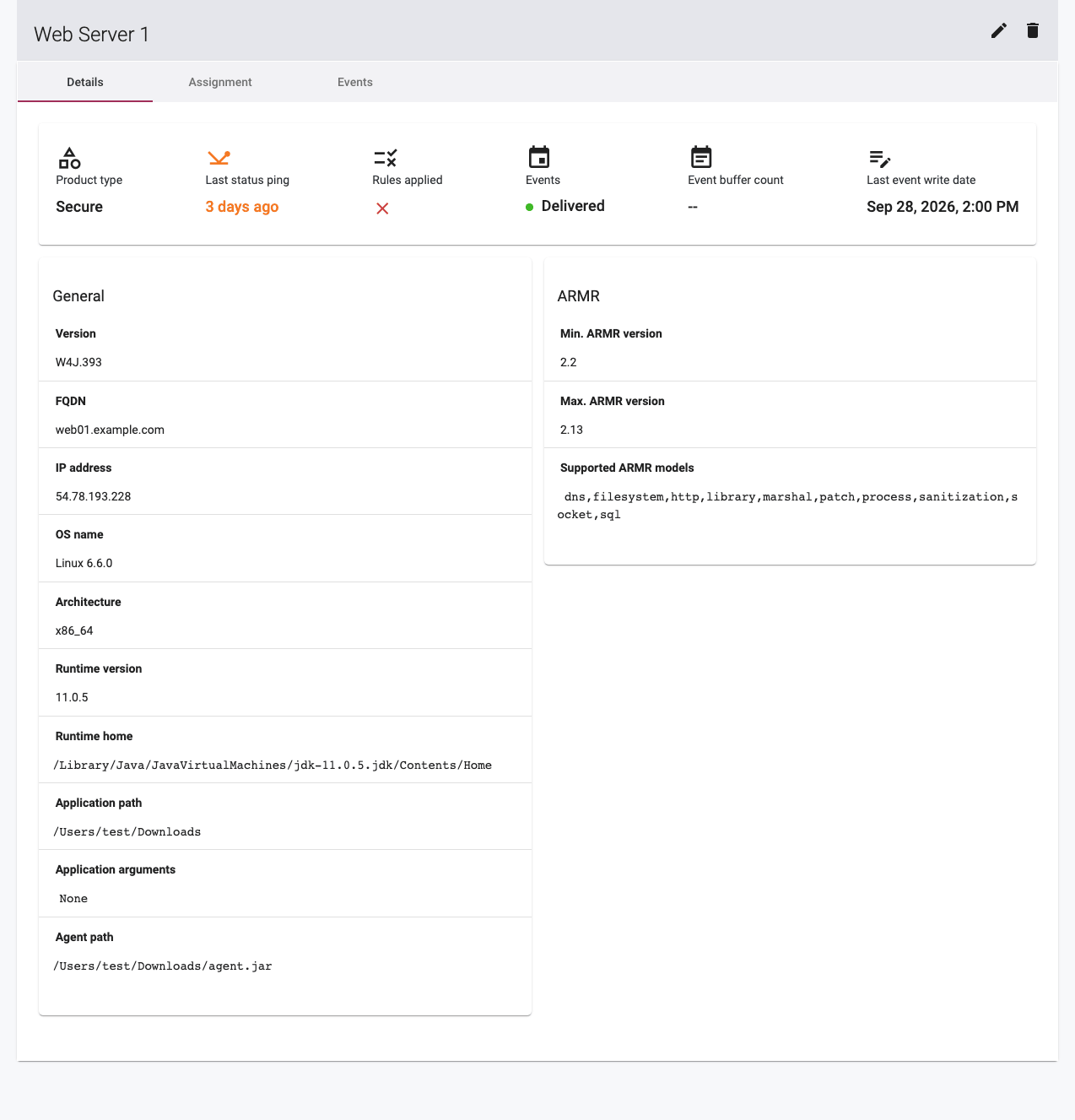 Screenshot of the Agents tab search field used to search for a specific agent